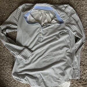 Lands end small petite stretch formal shirt.